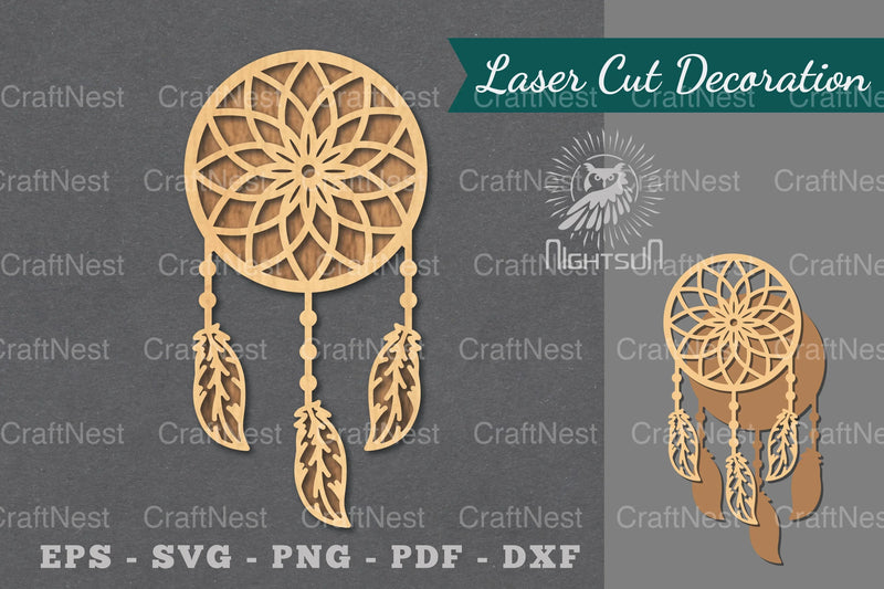 Dreamcatcher Laser Cut Decoration Clipart Bundle - CraftNest - Digital Crafting and Art