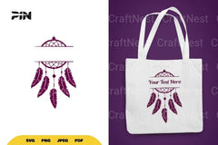 Dreamcatcher Split Border SVG Bundle - CraftNest - Digital Crafting and Art