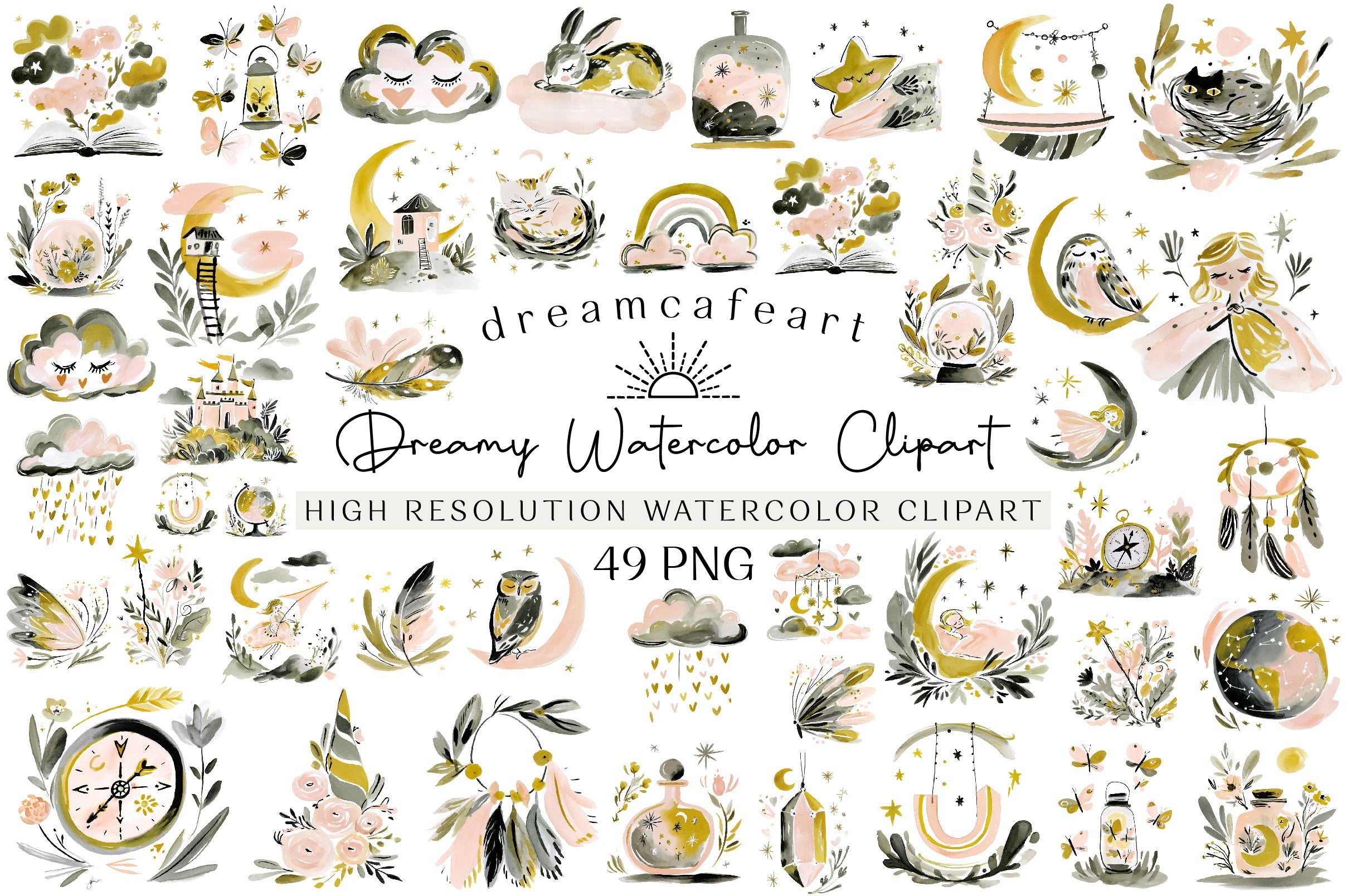 Dreamy Clipart Bundle