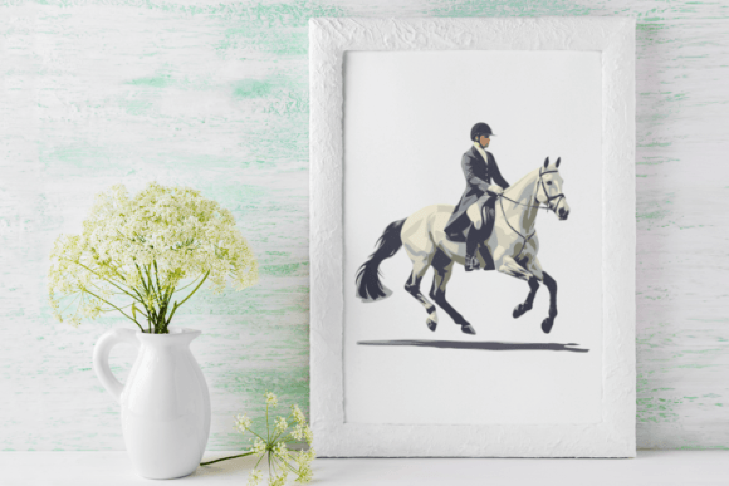 PNG Dressage Horse Show Equestrian Clipart Bundle