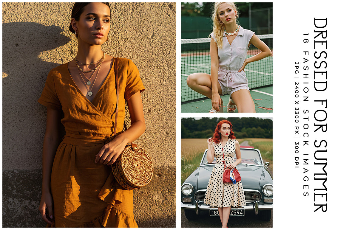 Dressed for the Summer - Stock Images