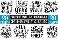 Drink And Party SVG Bundle 2 - CraftNest - Digital Crafting and Art