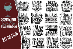 Alcohol Quotes SVG Bundle - CraftNest - Digital Crafting and Art