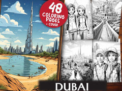 Dubai Coloring Books - CraftNest