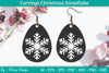 Earring Christmas Snowflake SVG Bundle