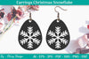 Earring Christmas Snowflake SVG Bundle
