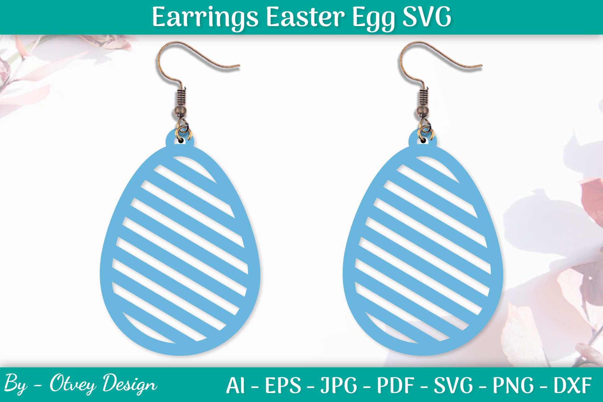 Earring Easter Egg SVG Bundle 2 - CraftNest - Digital Crafting and Art