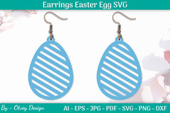 Earring Easter Egg SVG Bundle 2 - CraftNest - Digital Crafting and Art