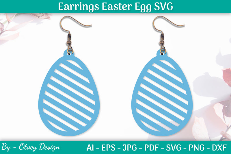 Earring Easter Egg SVG Bundle 2 - CraftNest - Digital Crafting and Art