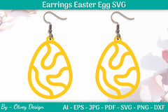 Earring Easter Egg SVG Bundle 1 - CraftNest - Digital Crafting and Art