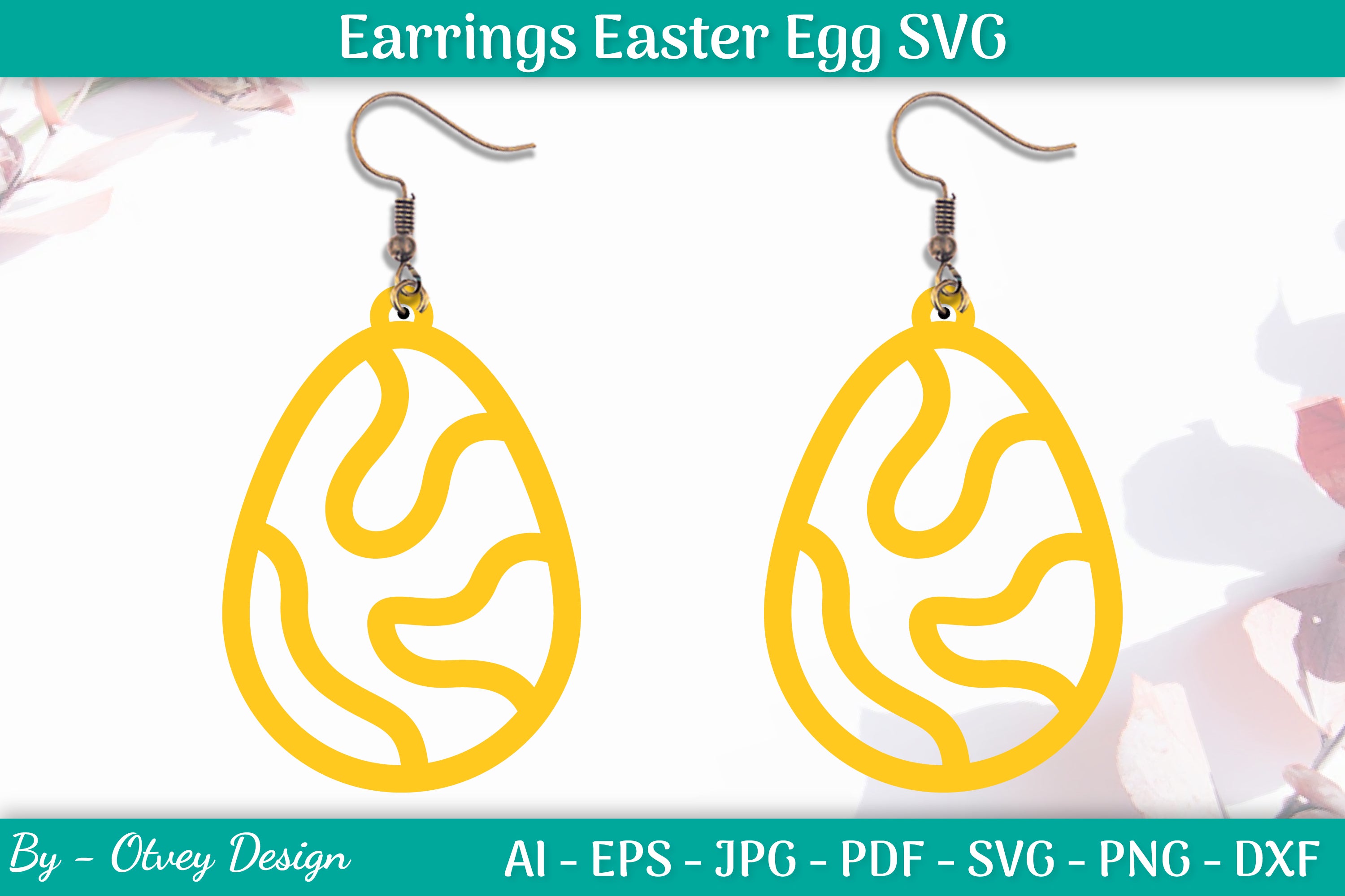 Earring Easter Egg SVG Bundle 1 - CraftNest - Digital Crafting and Art