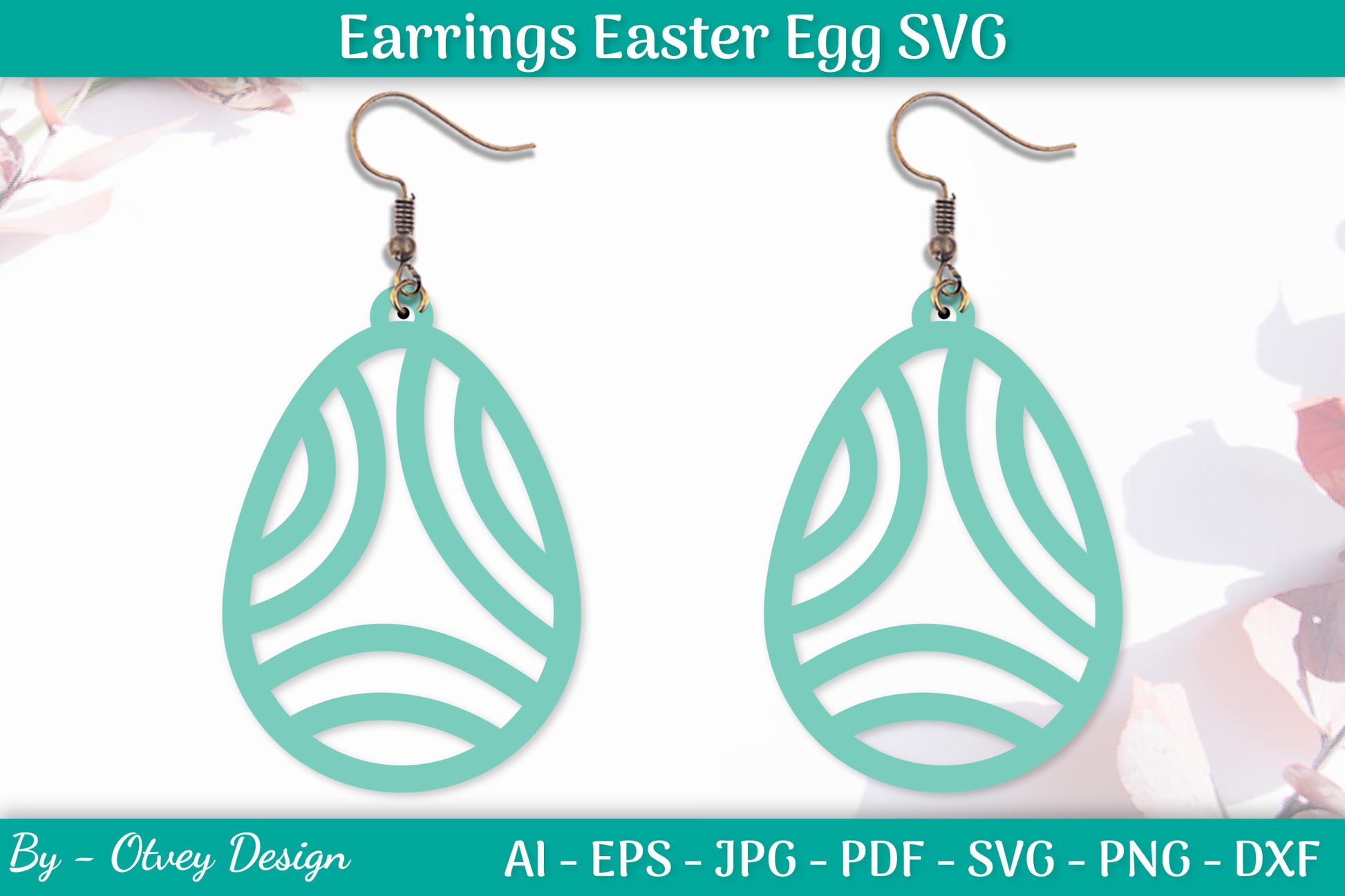 Earring Easter Egg SVG Bundle 3 - CraftNest - Digital Crafting and Art