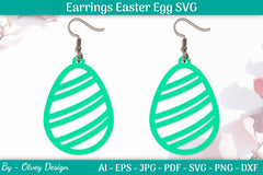 Earring Easter Egg SVG Bundle 6 - CraftNest - Digital Crafting and Art