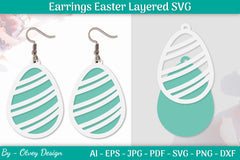 Earring Easter Egg SVG Bundle 16 - CraftNest - Digital Crafting and Art