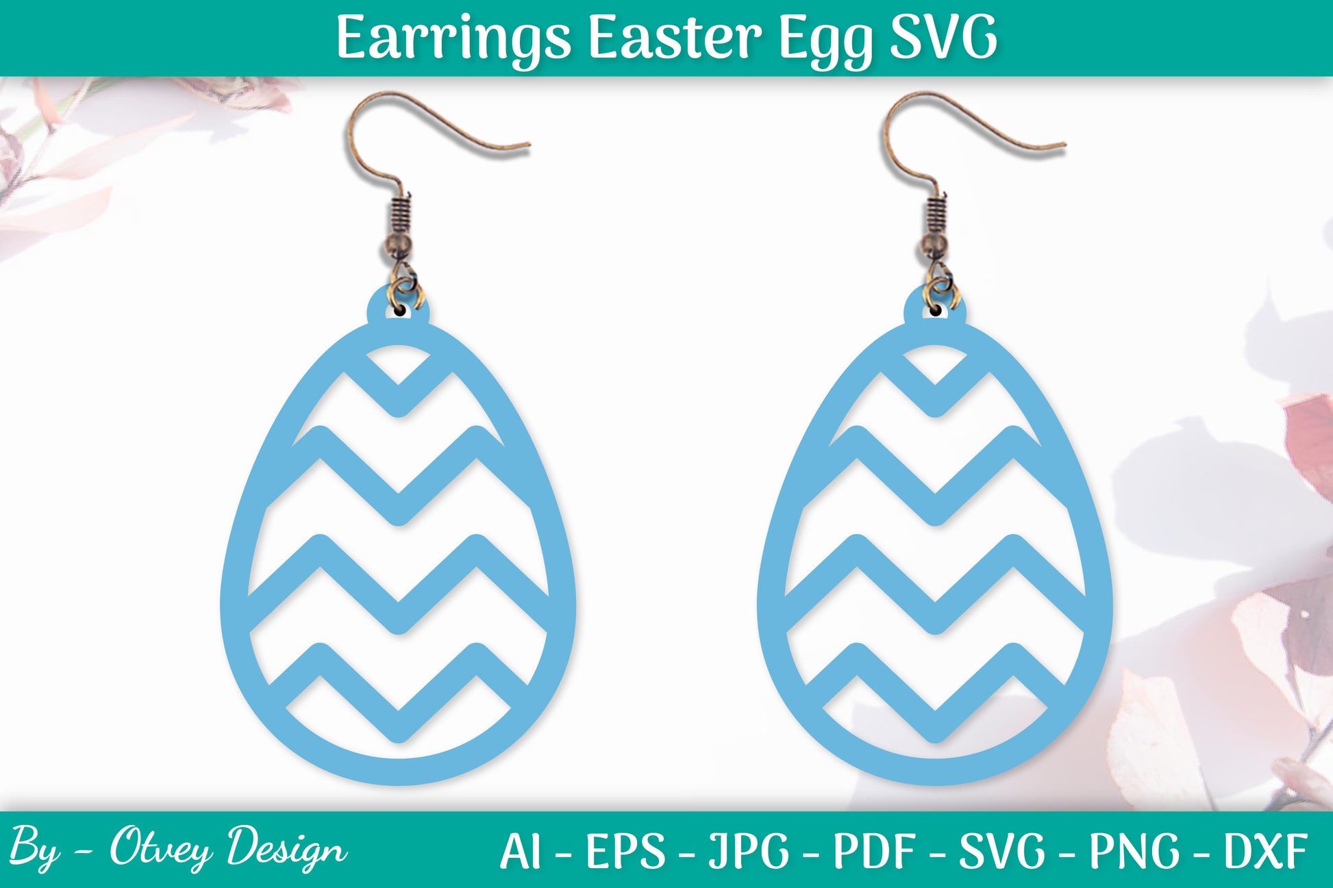Earring Easter Egg SVG Bundle 7 - CraftNest - Digital Crafting and Art