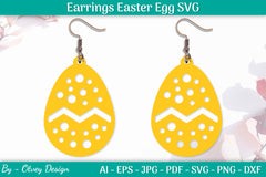 Earring Easter Egg SVG Bundle 8 - CraftNest - Digital Crafting and Art