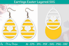 Earring Easter Egg SVG Bundle 20 - CraftNest - Digital Crafting and Art