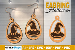 Earring Halloween Lasercut SVG Bundle 2501 - CraftNest - Digital Crafting and Art