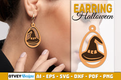 Earring Halloween Lasercut SVG Bundle 2501 - CraftNest - Digital Crafting and Art