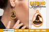 Earring Halloween Lasercut SVG Bundle