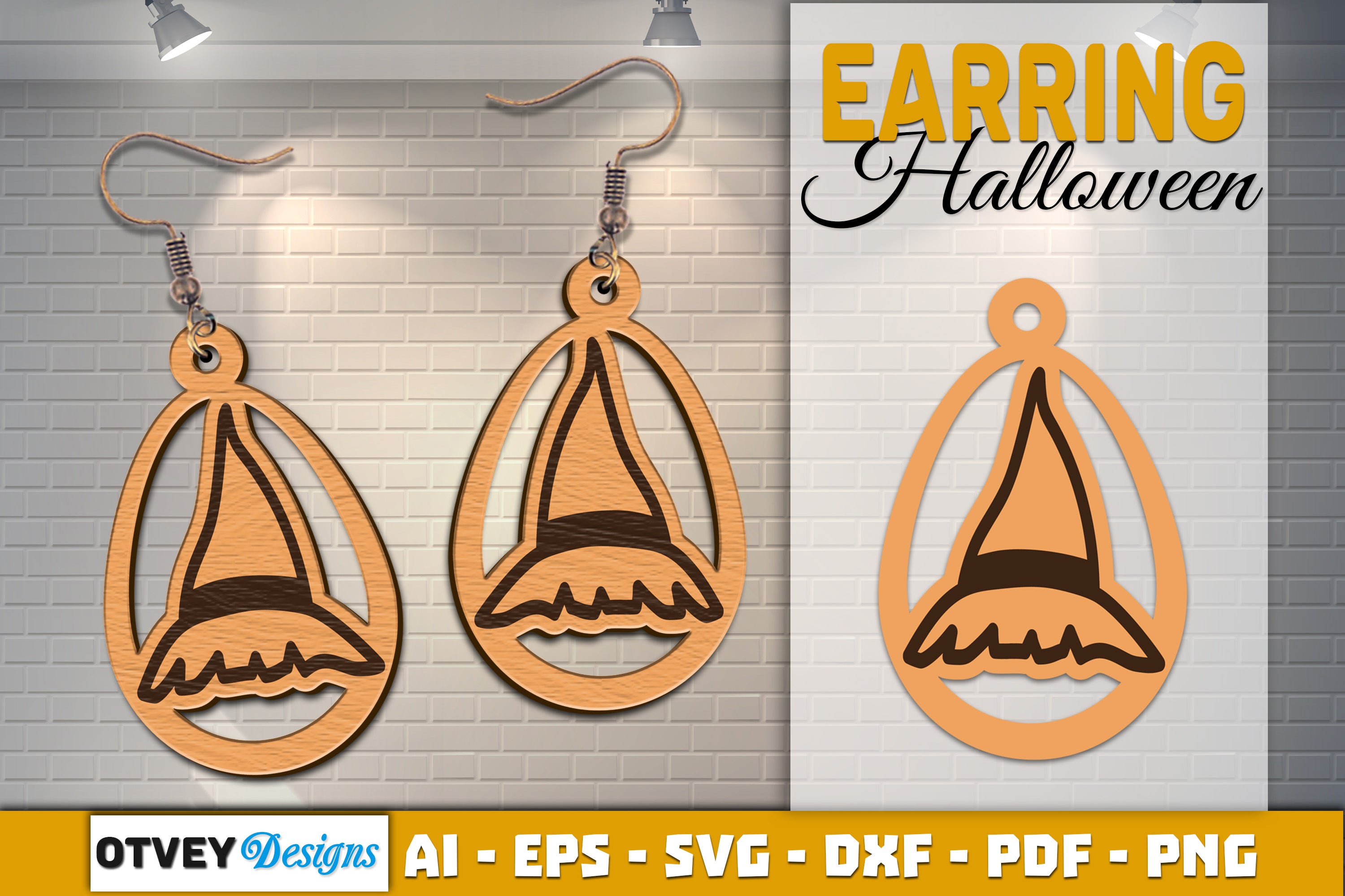 Earring Halloween Lasercut SVG Bundle 1511 - CraftNest - Digital Crafting and Art