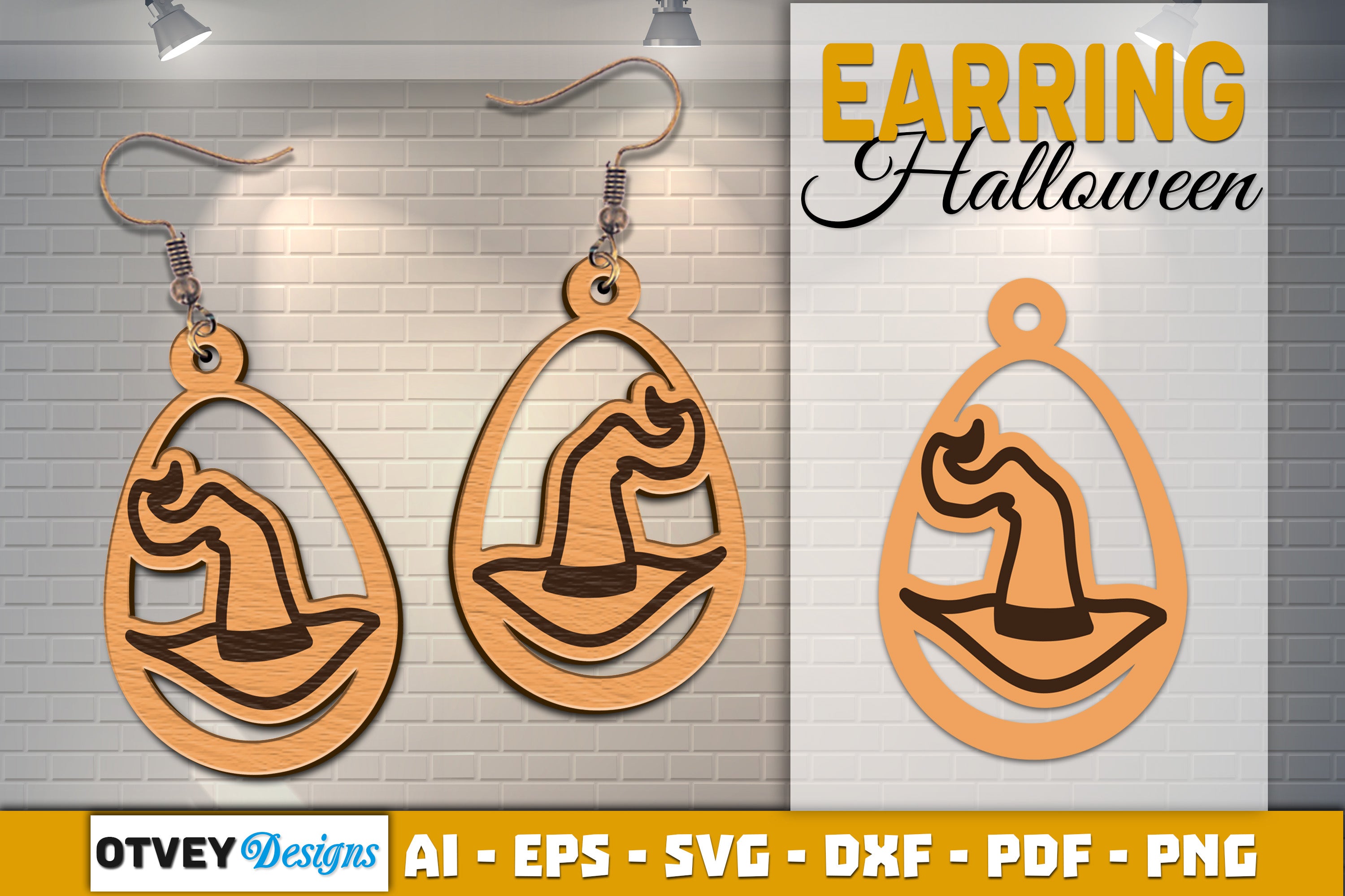 Earring Halloween Lasercut SVG Bundle 1531 - CraftNest - Digital Crafting and Art