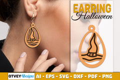 Earring Halloween Lasercut SVG Bundle 1541 - CraftNest - Digital Crafting and Art