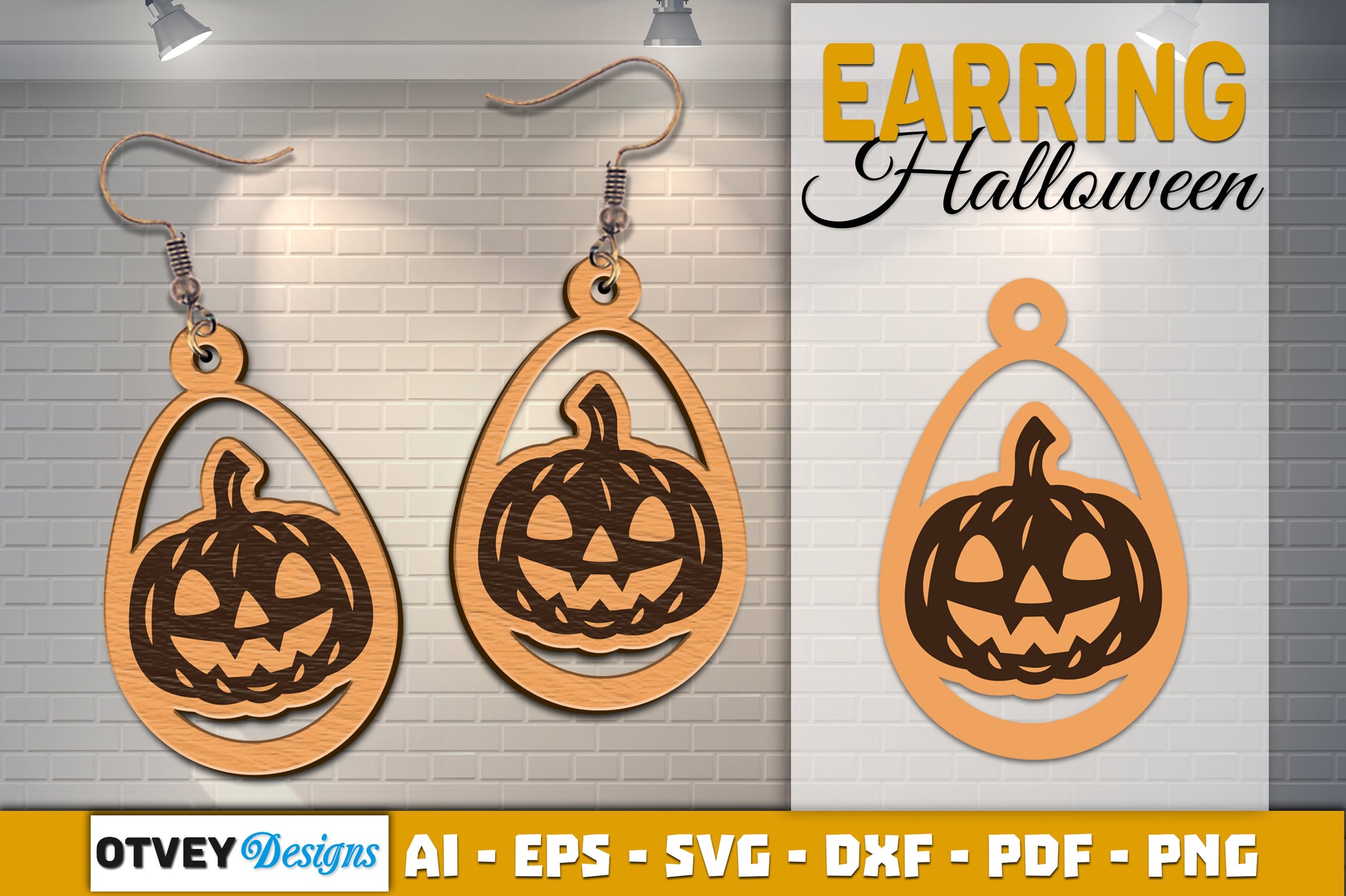 Earring Halloween Lasercut SVG Bundle 1551 - CraftNest - Digital Crafting and Art