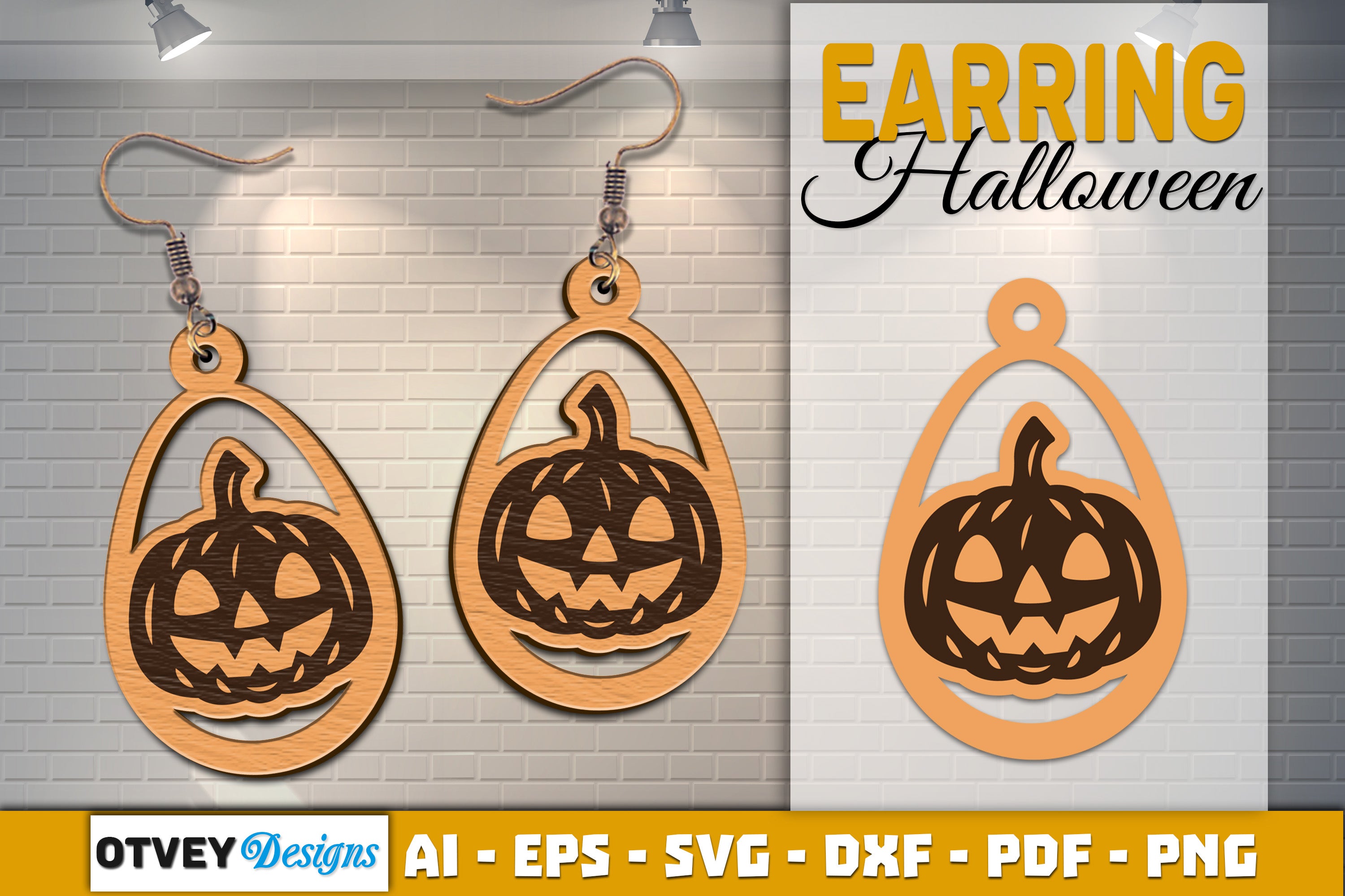 Earring Halloween Lasercut SVG Bundle 1551 - CraftNest - Digital Crafting and Art