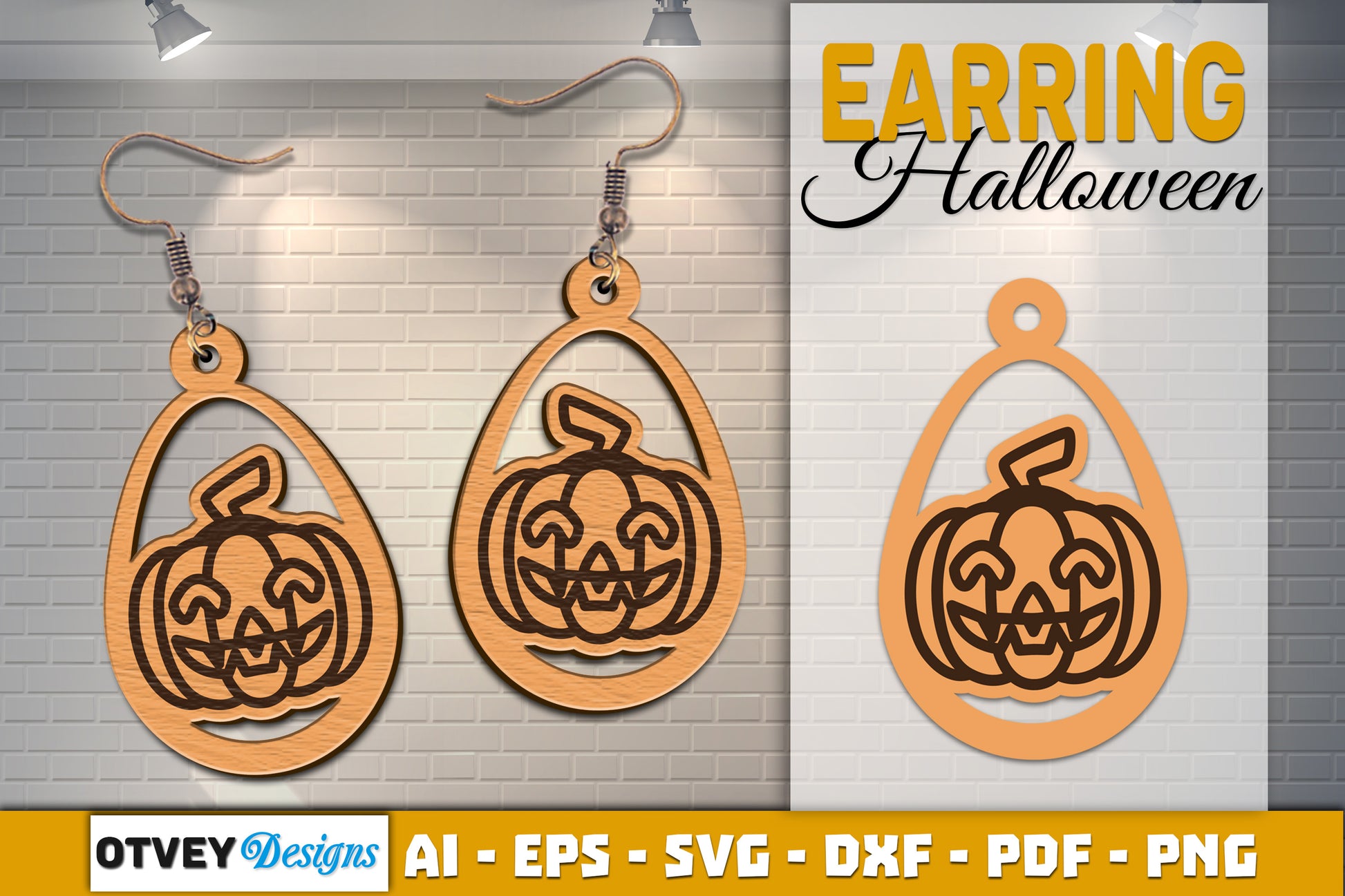 Earring Halloween Lasercut SVG Bundle 1561 - CraftNest - Digital Crafting and Art
