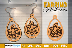 Earring Halloween Lasercut SVG Bundle 1561 - CraftNest - Digital Crafting and Art
