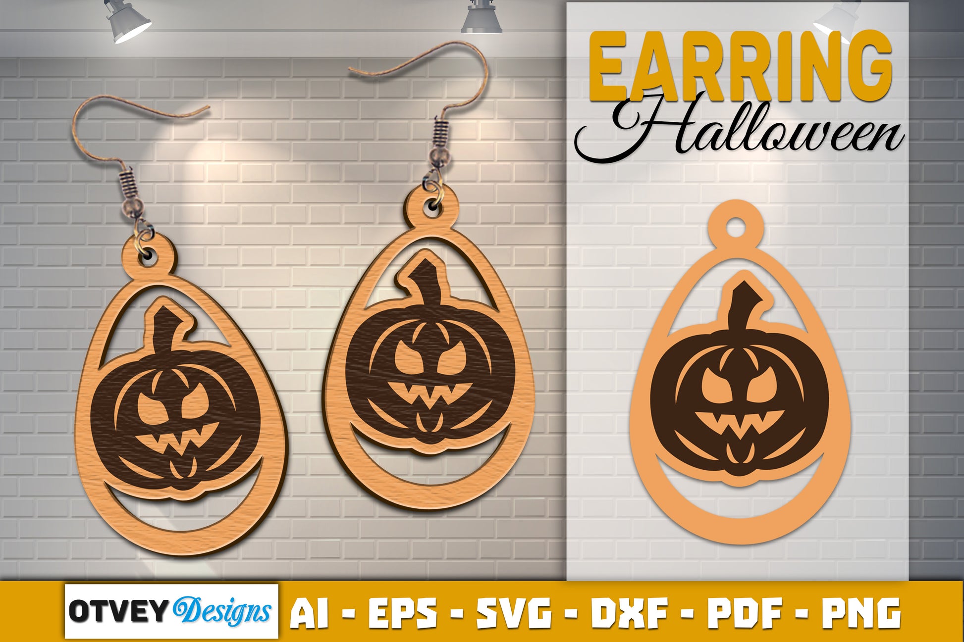 Earring Halloween Lasercut SVG Bundle 1571 - CraftNest - Digital Crafting and Art