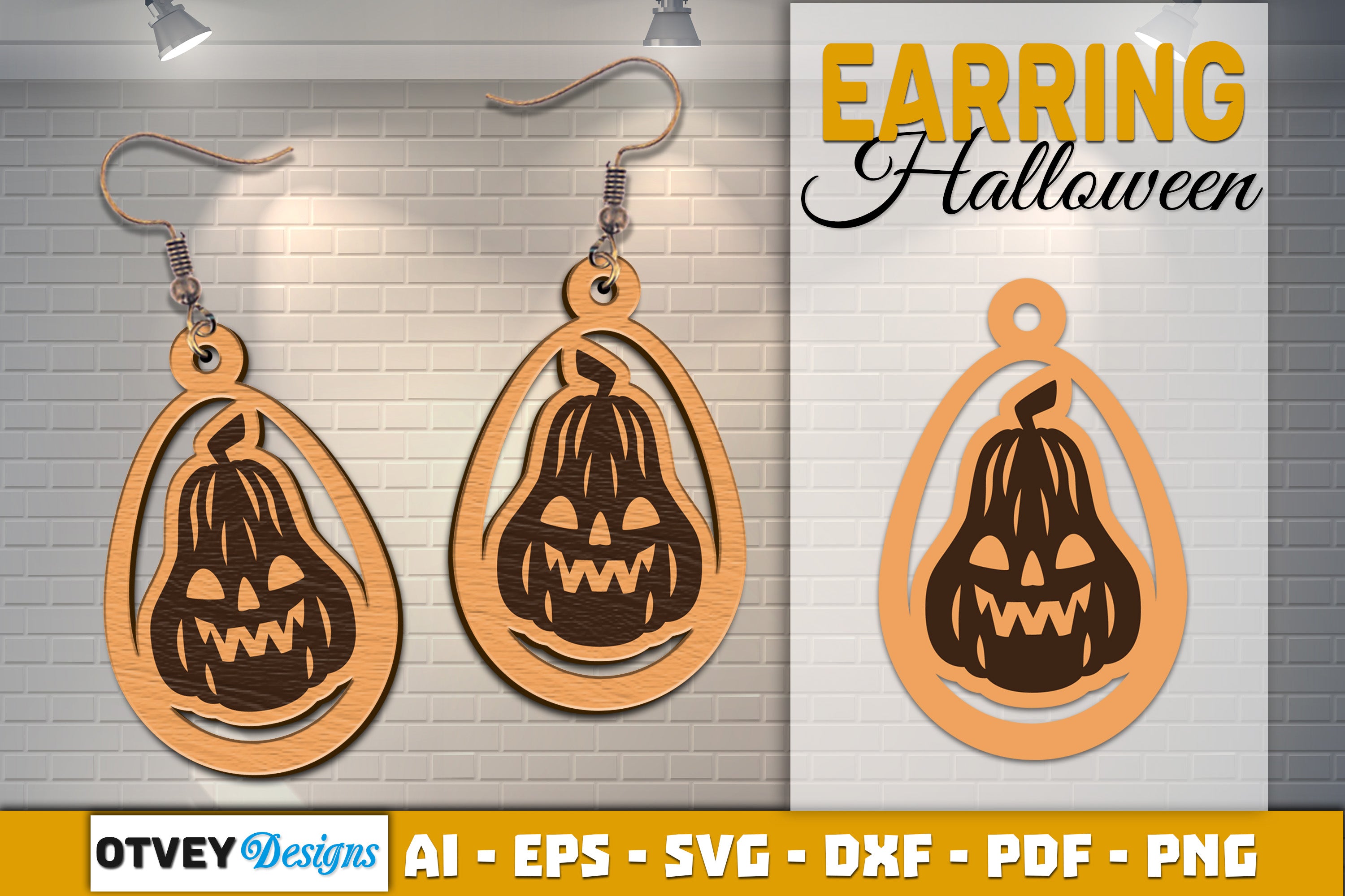 Earring Halloween Lasercut SVG Bundle 1581 - CraftNest - Digital Crafting and Art