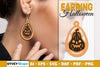 Earring Halloween Lasercut SVG Bundle