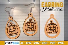 Earring Halloween Lasercut SVG Bundle 1591 - CraftNest - Digital Crafting and Art