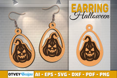 Earring Halloween Lasercut SVG Bundle 1601 - CraftNest - Digital Crafting and Art