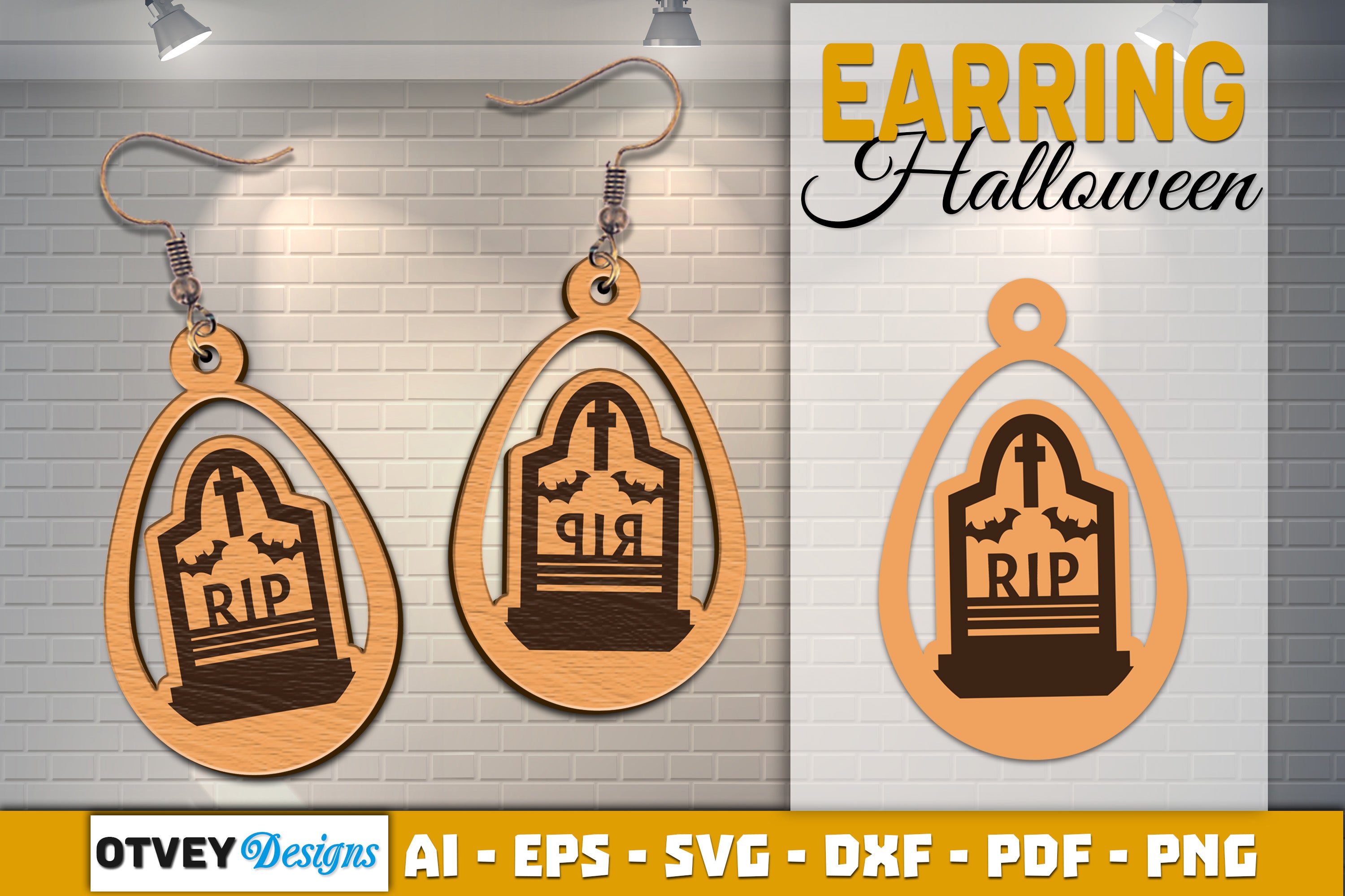 Earring Halloween Lasercut SVG Bundle 1611 - CraftNest - Digital Crafting and Art