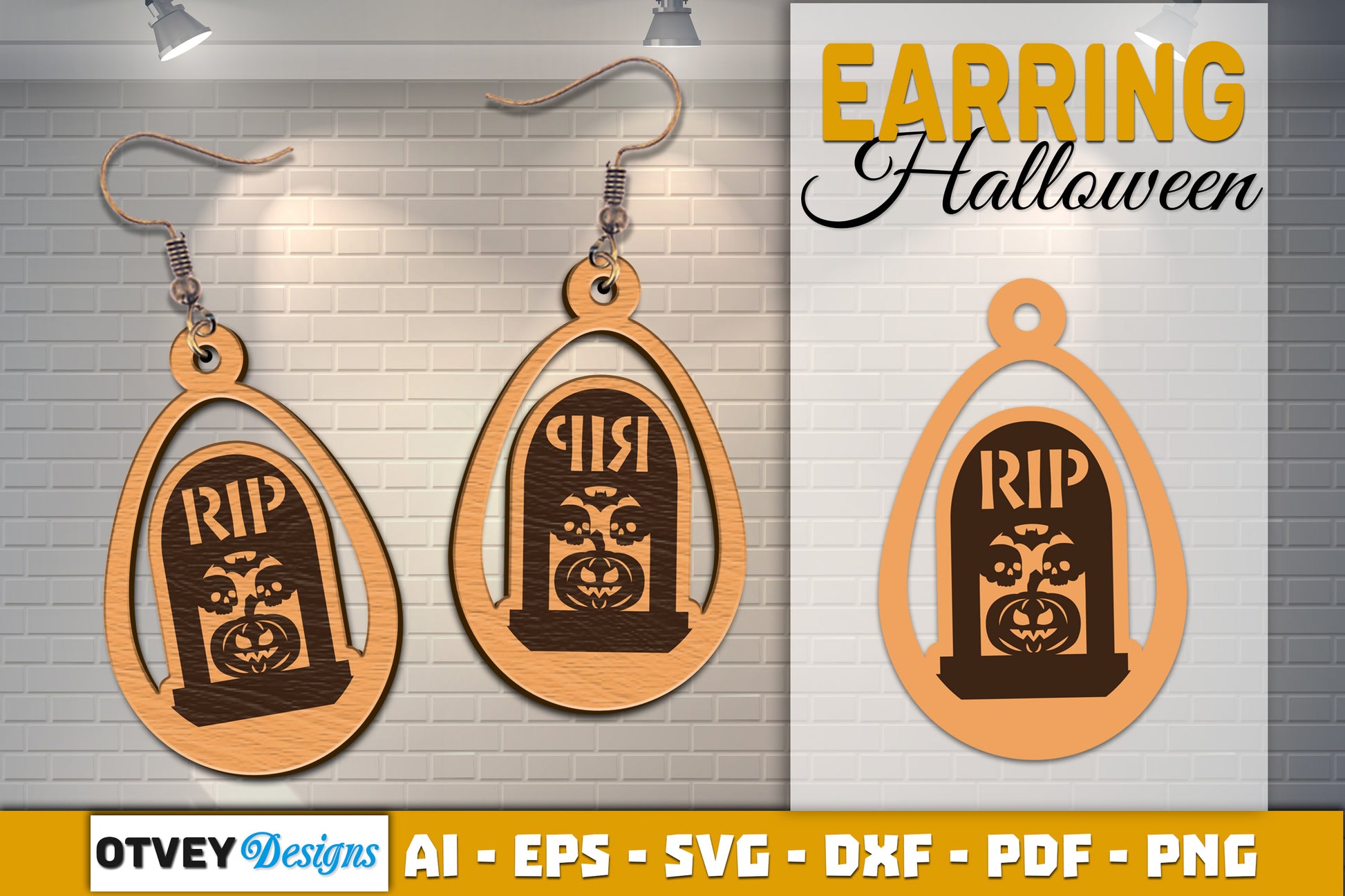 Earring Halloween Lasercut SVG Bundle 1621 - CraftNest - Digital Crafting and Art