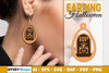 Earring Halloween Lasercut SVG Bundle