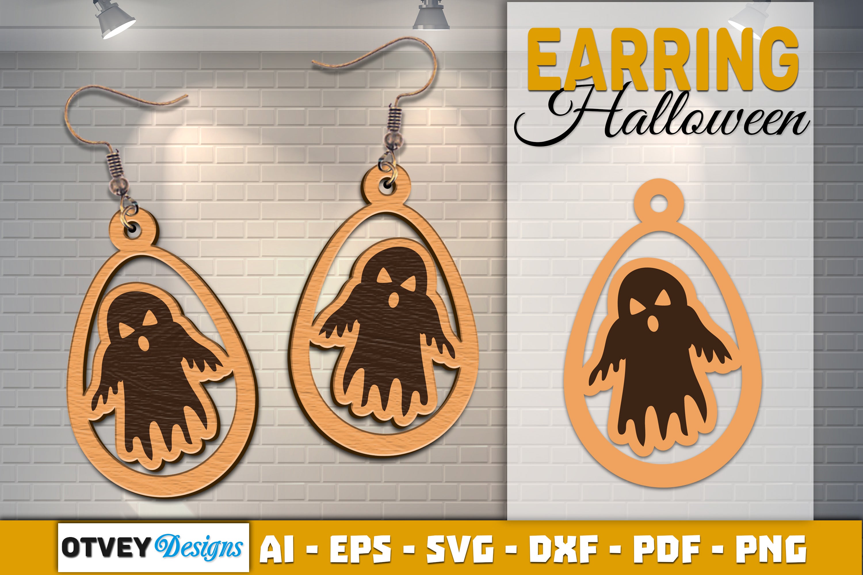Earring Halloween Lasercut SVG Bundle