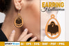 Earring Halloween Lasercut SVG Bundle
