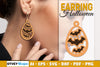 Earring Halloween Lasercut SVG Bundle