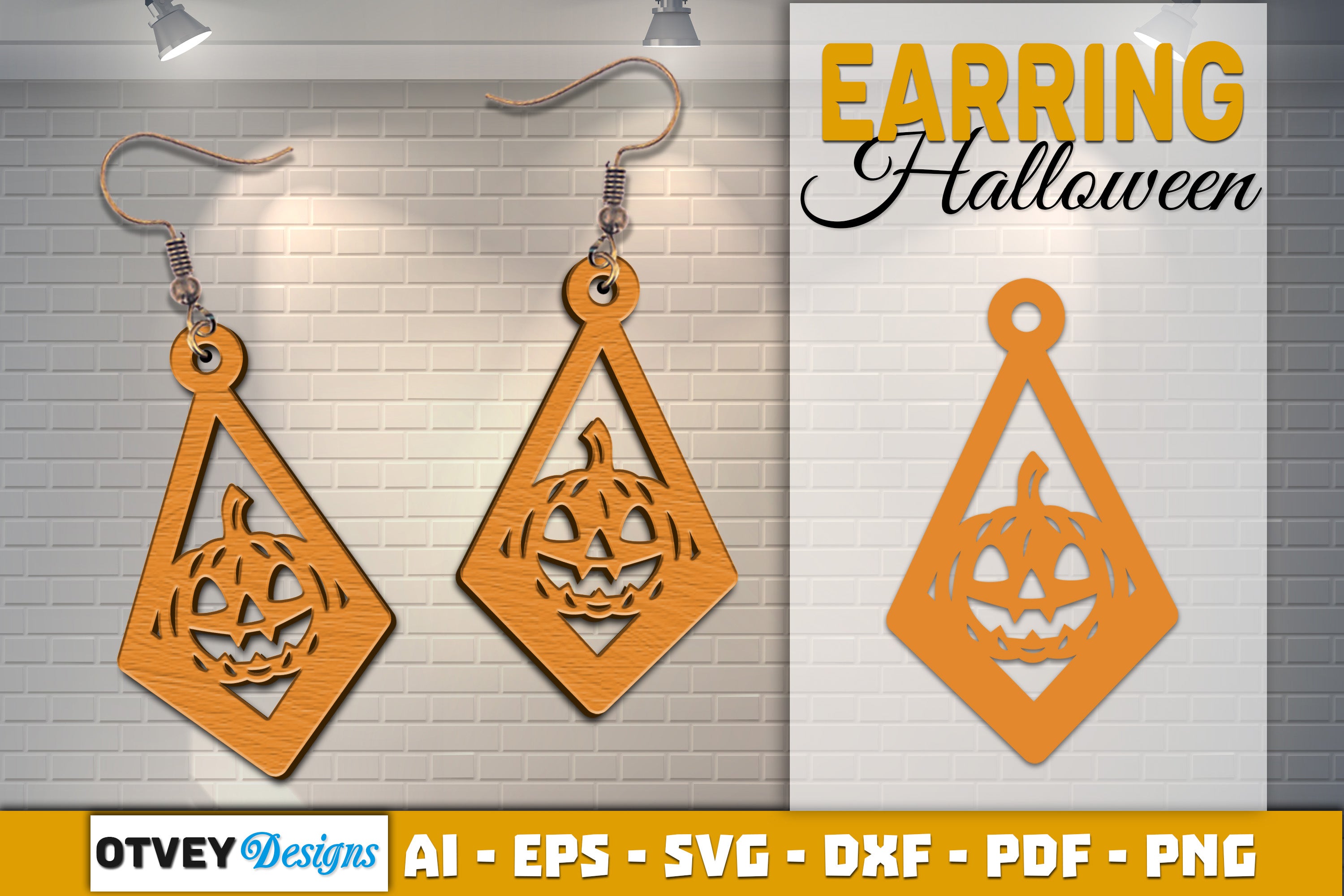 Earring Halloween Lasercut SVG Bundle