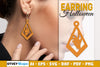 Earring Halloween Lasercut SVG Bundle
