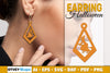 Earring Halloween Lasercut SVG Bundle
