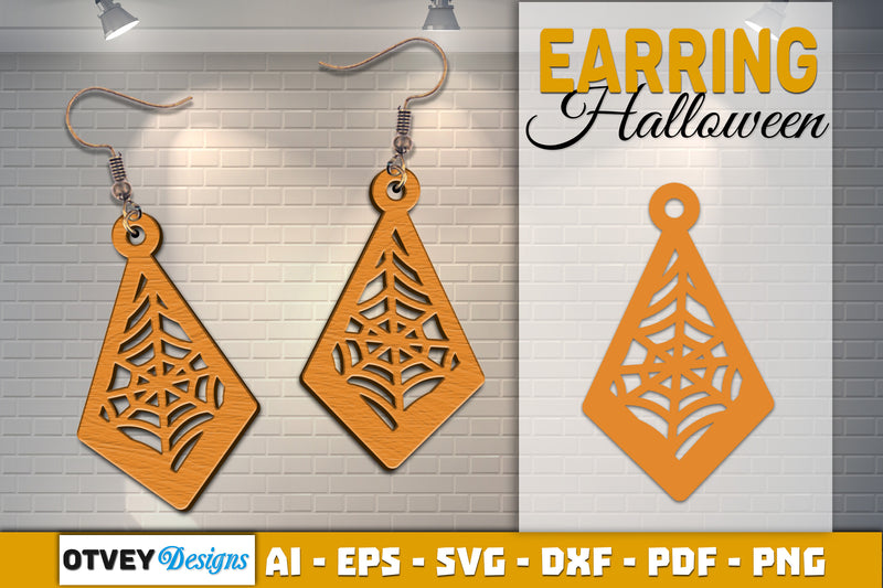 Earring Halloween Lasercut SVG Bundle 1031 - CraftNest - Digital Crafting and Art