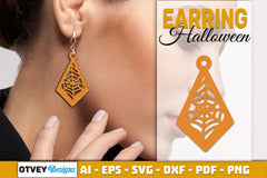 Earring Halloween Lasercut SVG Bundle 1031 - CraftNest - Digital Crafting and Art