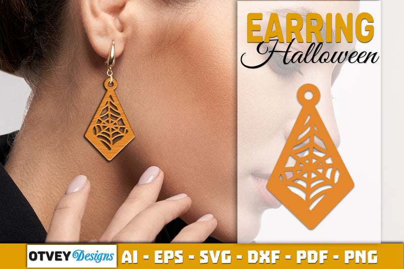 Earring Halloween Lasercut SVG Bundle 1031 - CraftNest - Digital Crafting and Art