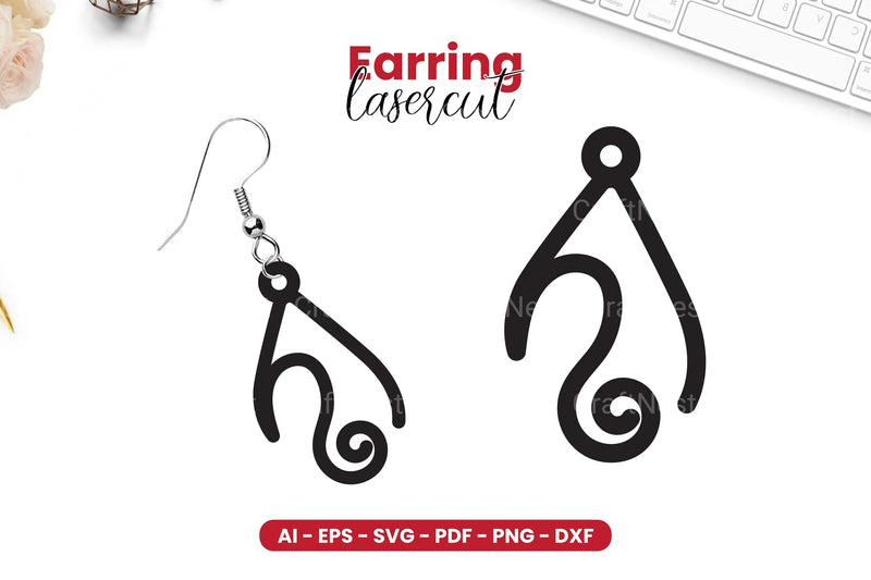 Earring Lasercut SVG Bundle - CraftNest - Digital Crafting and Art