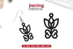 Earring Lasercut SVG Bundle - CraftNest - Digital Crafting and Art